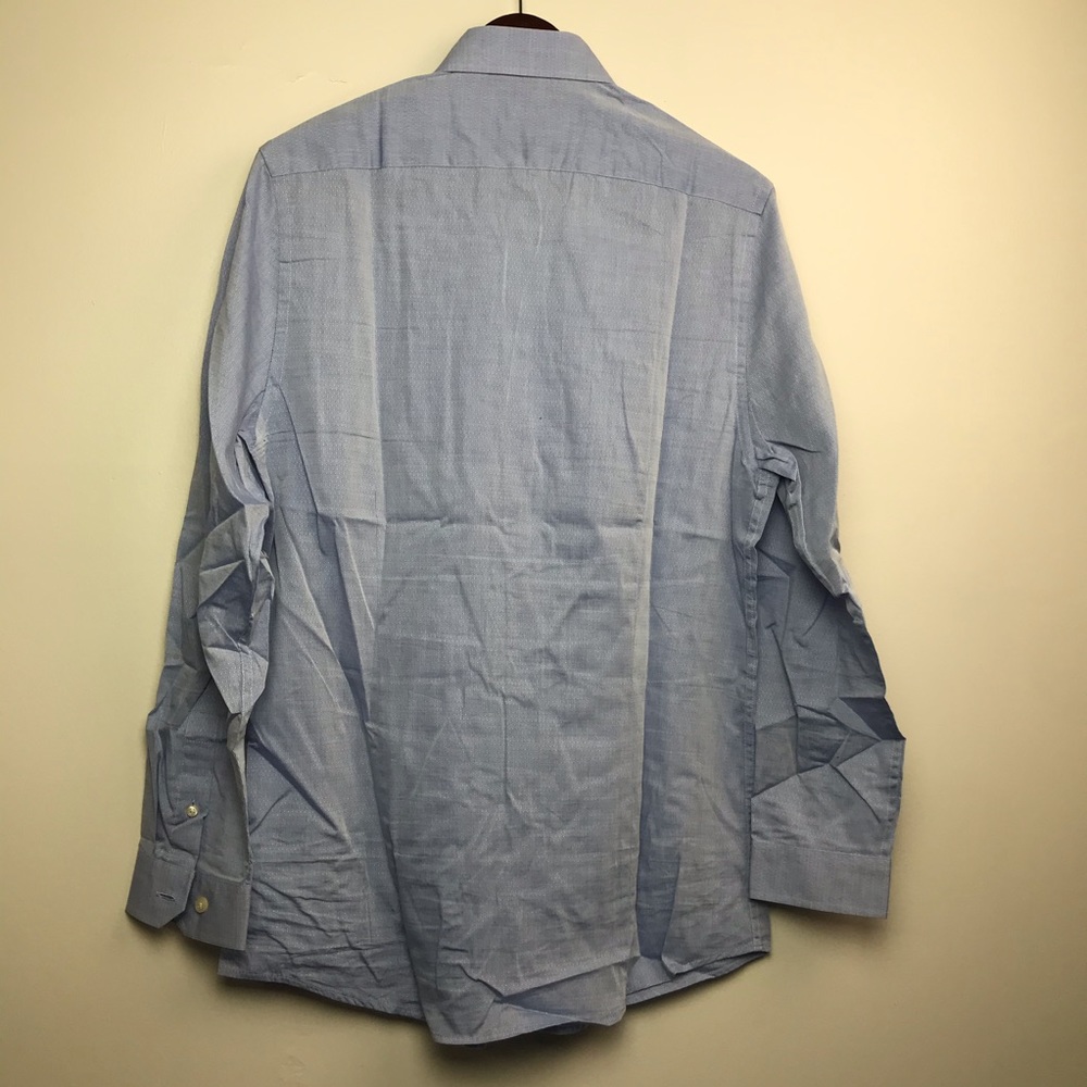 JACHS Blue Chambray Button Down 34/35L - Picture 4 of 9